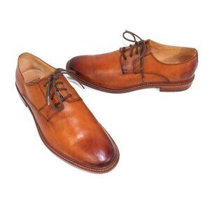 WARFIELD & GRAND Berkeley men's brown leather lace up oxford dress shoes size 10